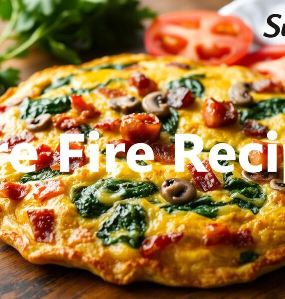Bacon Mushroom Spinach Frittata