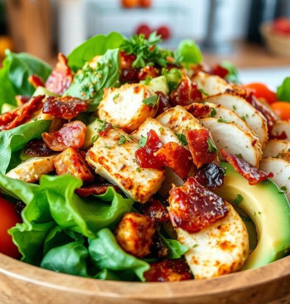 Chicken Bacon Avocado Salad Recipe