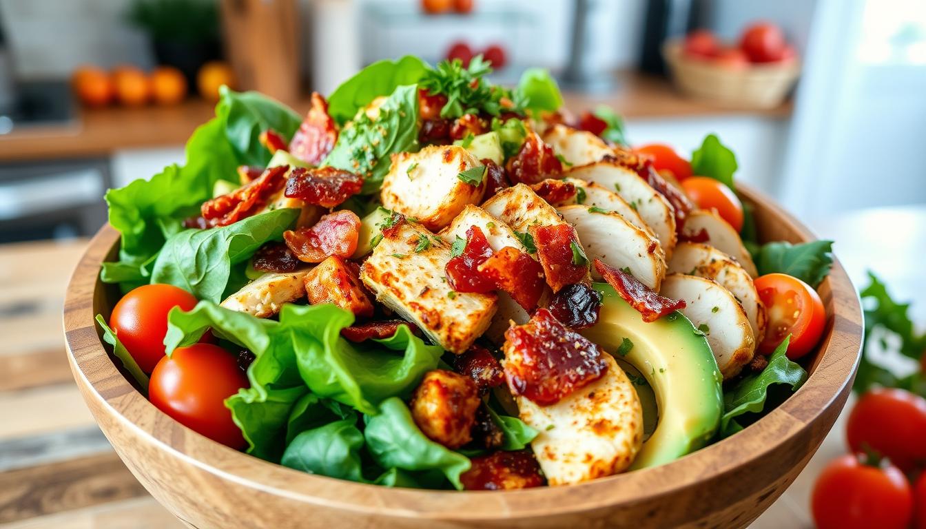 Chicken Bacon Avocado Salad Recipe