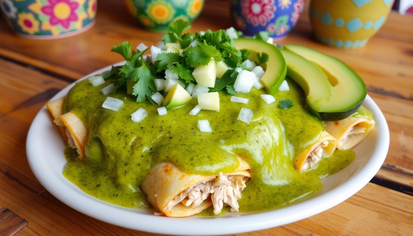 Enchiladas Verdes