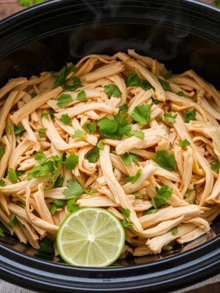 Slow Cooker Cilantro Lime Chicken