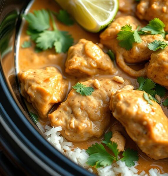 Thai Peanut Chicken slow cooker