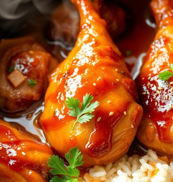 Honey Garlic Chicken slow cooker
