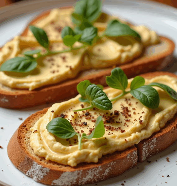 hummus toast