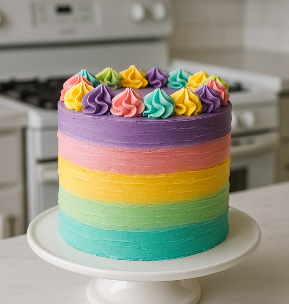 Cool Tone Color Cake Combo Recipe