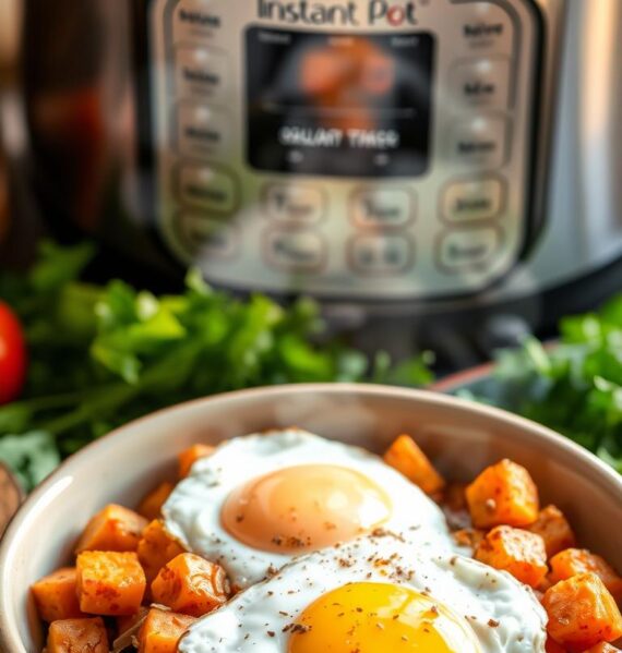 Healthy instant pot breakfast recipes with sweet potato hash