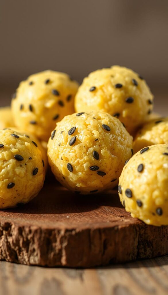 Lemon poppy seed energy bites