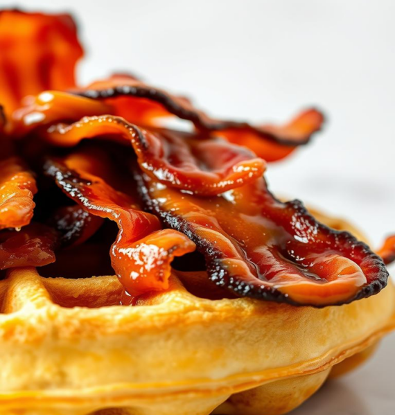 Maple Bacon Waffle Sandwich