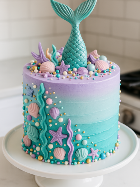 mermaid Birthday cake