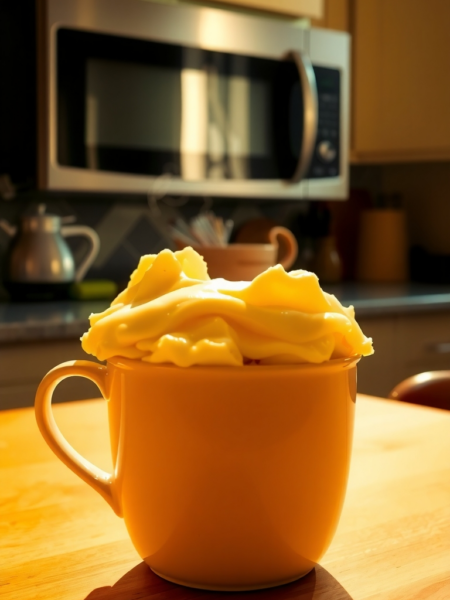 Microwave Scrambled Eggs in a Mug