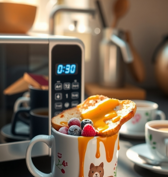 Microwase french in a mug