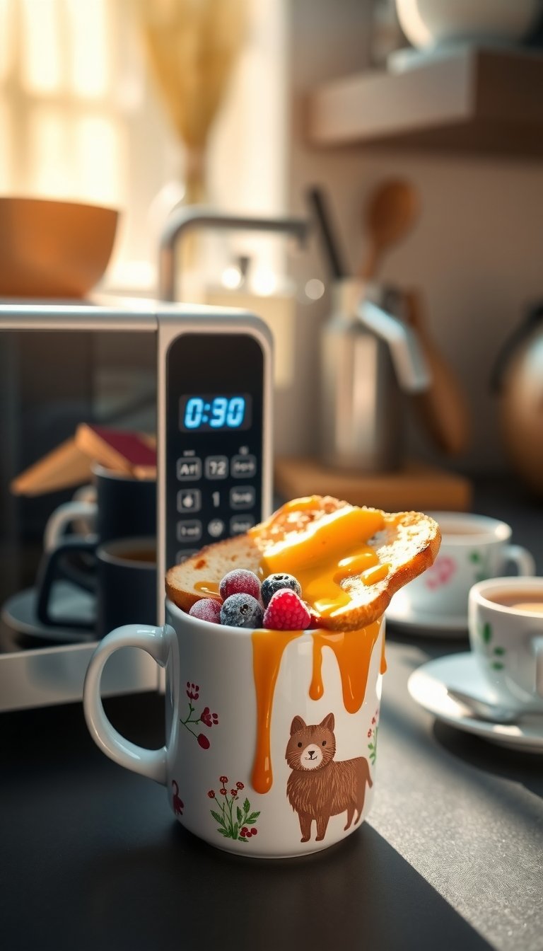 Microwase french in a mug