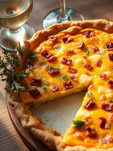 Quiche Lorraine brunch recipe