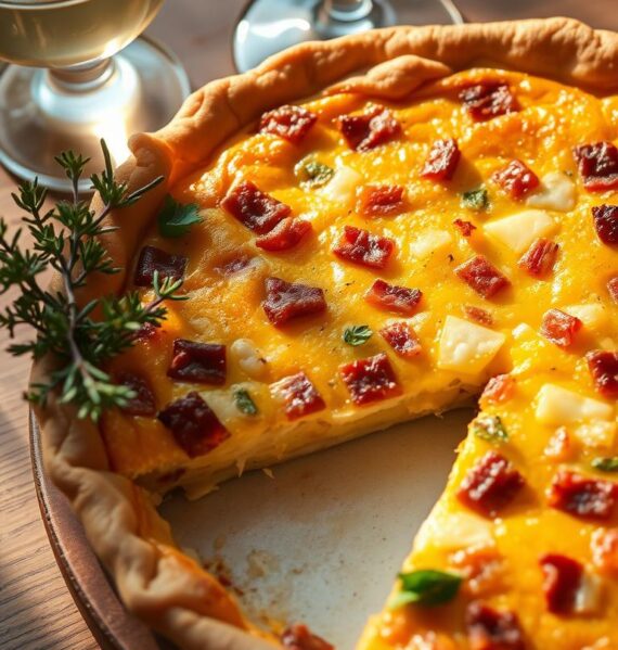 Quiche Lorraine brunch recipe