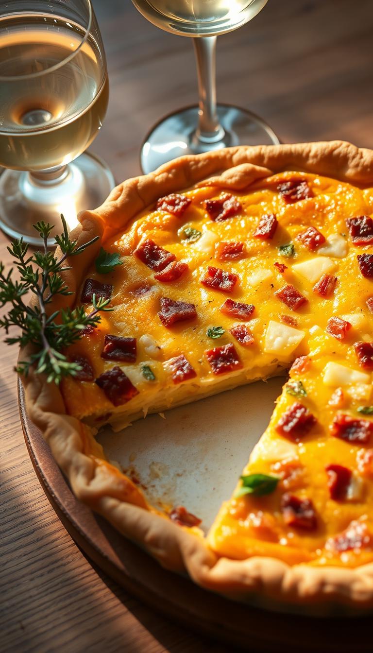 Quiche Lorraine brunch recipe