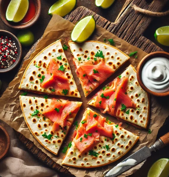 smoked salmon quesadilla recipe