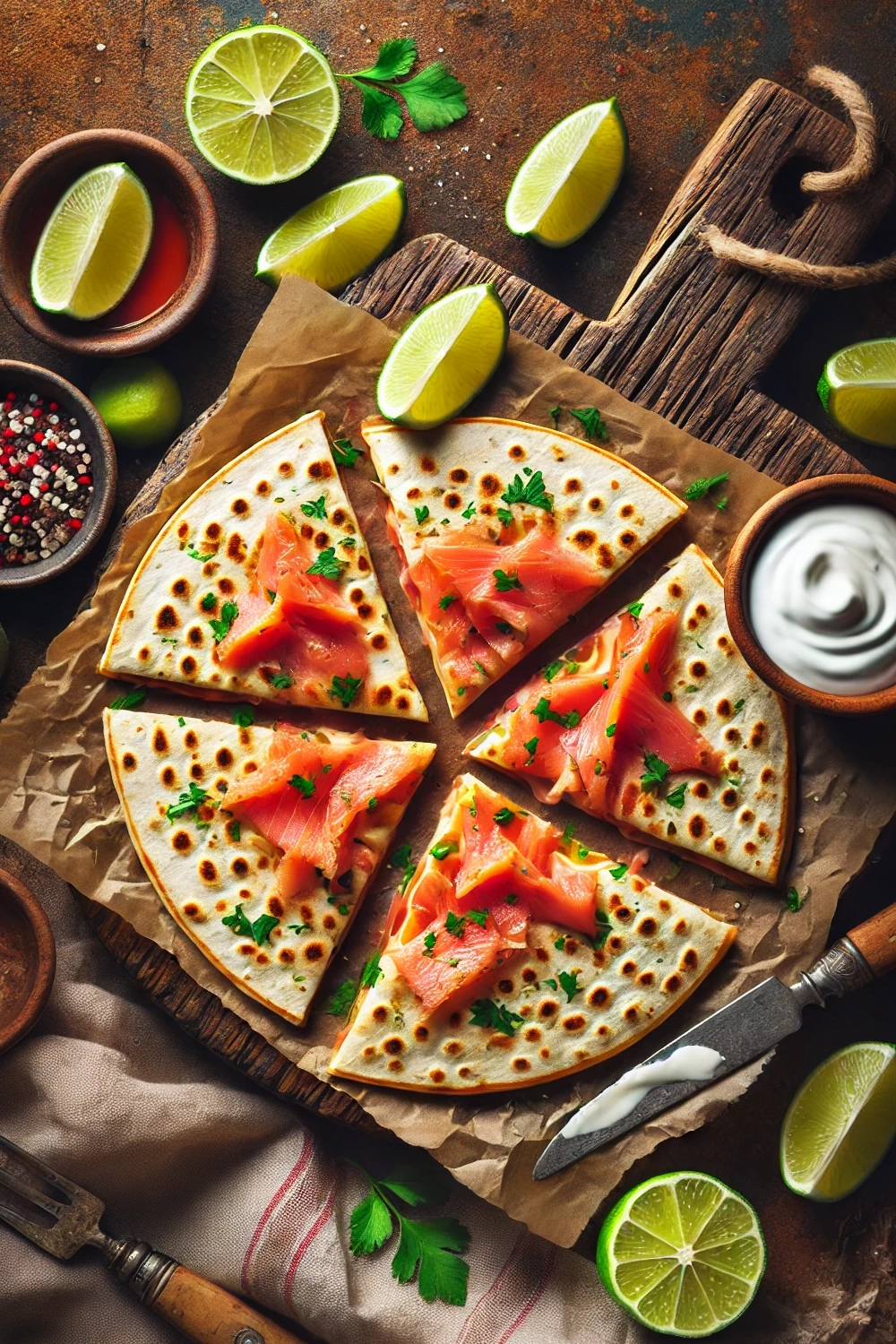 smoked salmon quesadilla recipe
