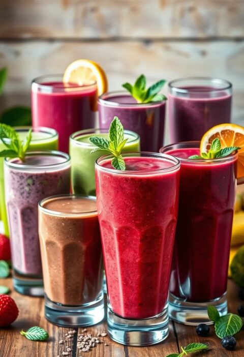 breakfast smoothies