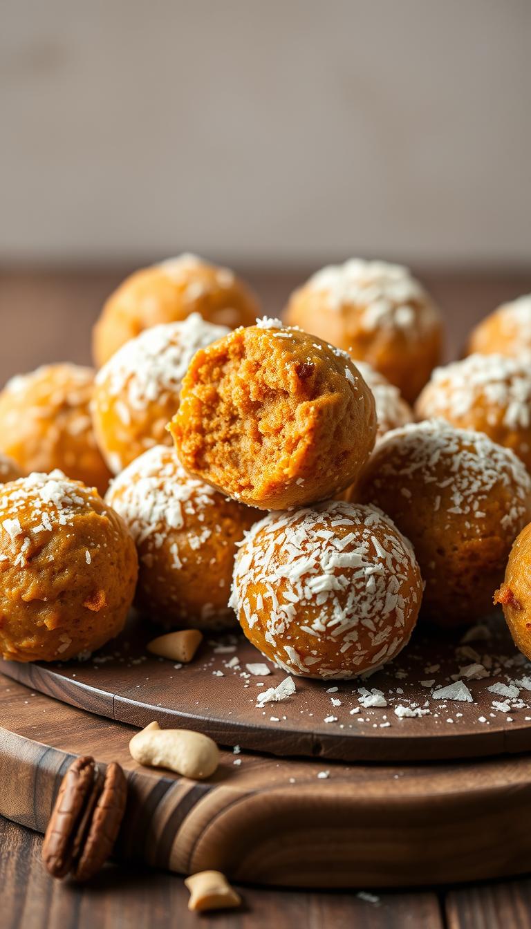 carrot cake energy ball recipes
