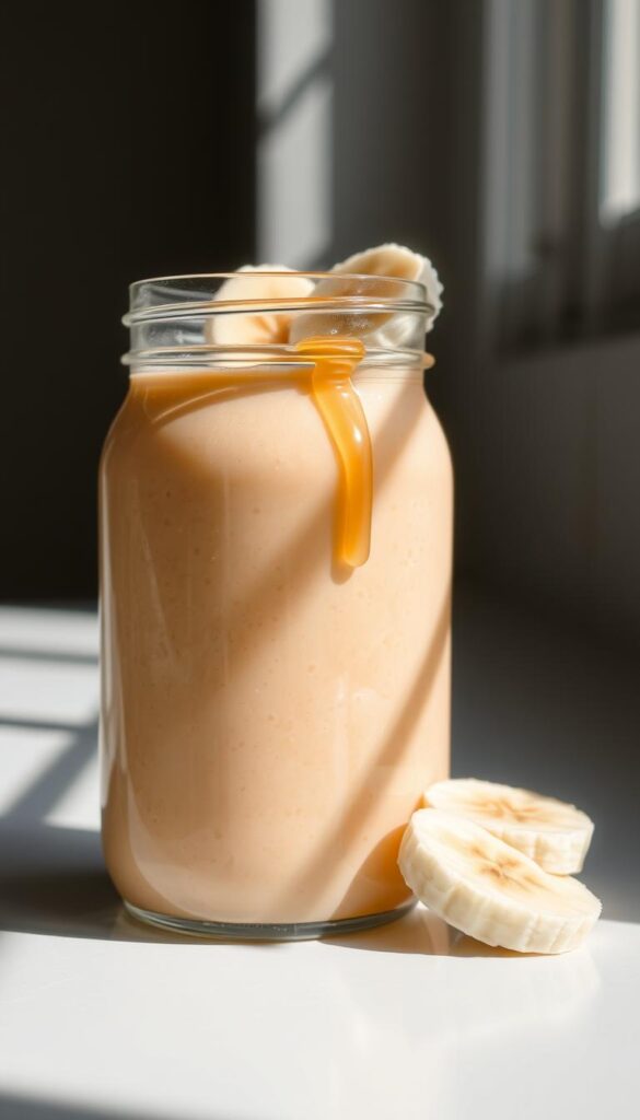 peanut butter banana protein-packed smoothies