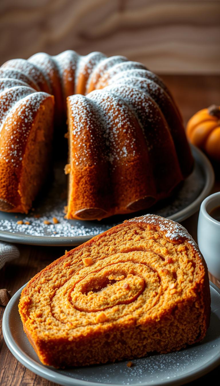 pumpkin spice latte bundt cake