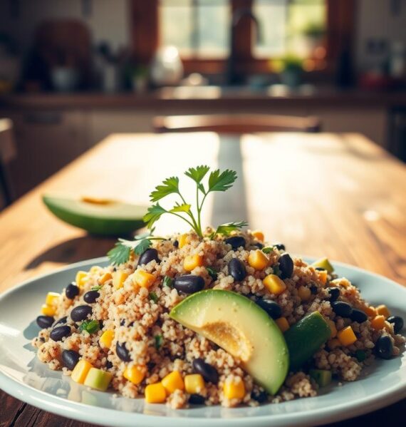 quinoa and black bean salad wholefood dinner recipes