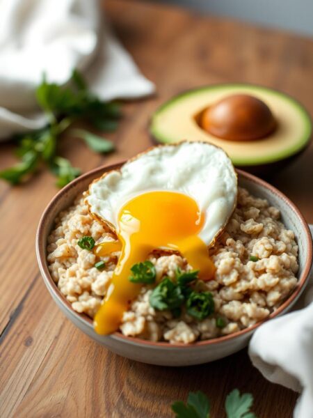 savory oatmeal breakfast recipe
