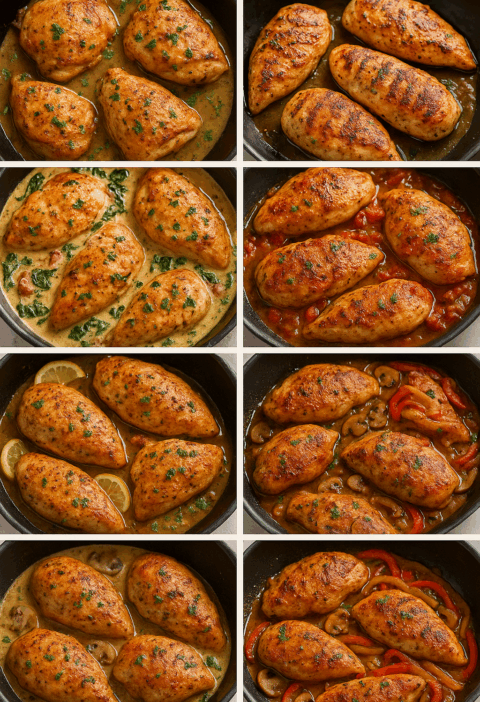 8 Quick and Easy Skillet Chicken Recipes