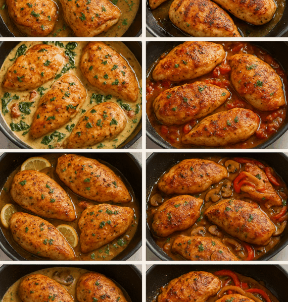 8 Quick and Easy Skillet Chicken Recipes
