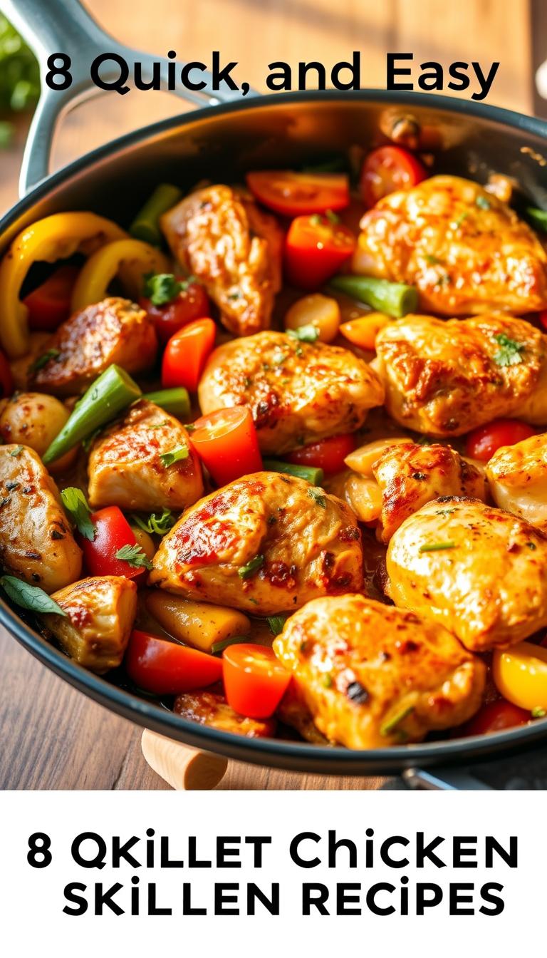8 Quick and Easy Skillet Chicken Recipes – Best Recipes Blog
