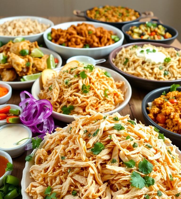 Shredded Chicken Recipes