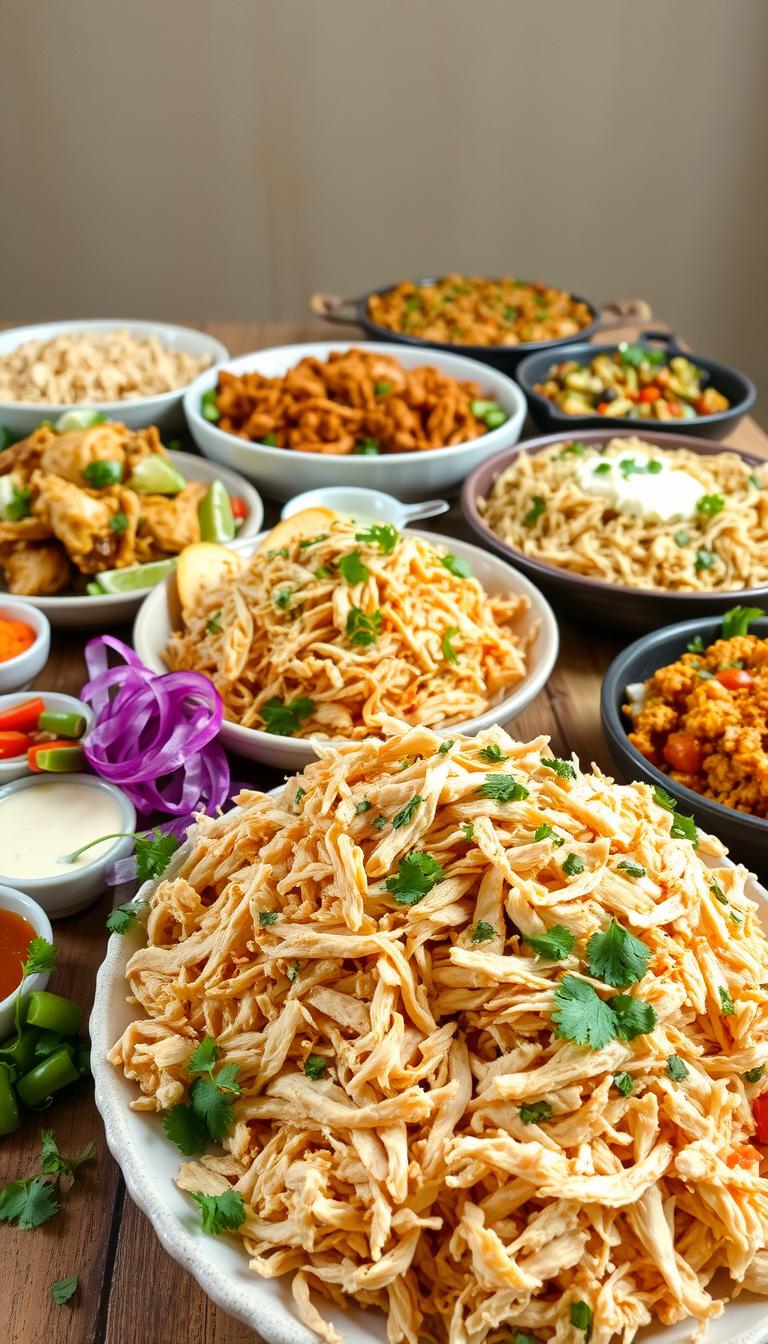 Shredded Chicken Recipes