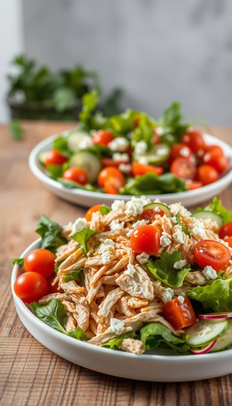 Shredded Chicken Salads