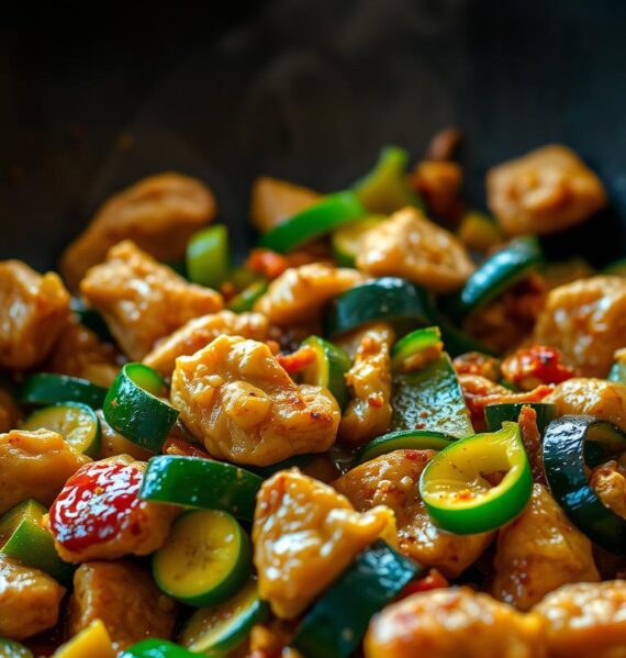 Chicken and Zucchini Stir-Fry