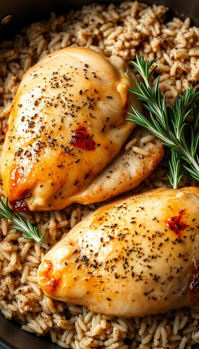 Herbed Chicken and Wild Rice