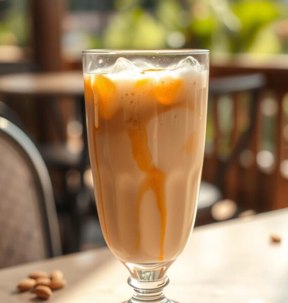 Iced Honey Almond Milk Latte