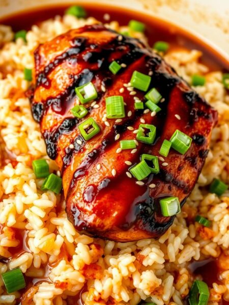 One-Pot Teriyaki Chicken and Rice