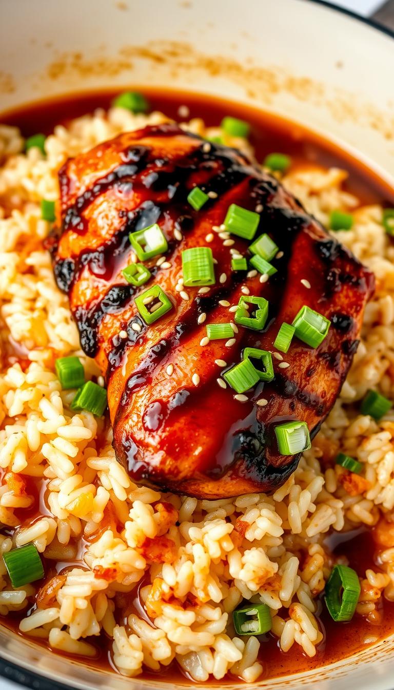 One-Pot Teriyaki Chicken and Rice