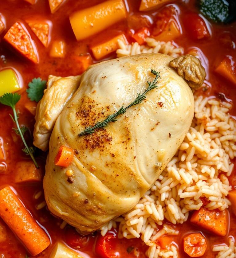 One pot chicken and rise recipes