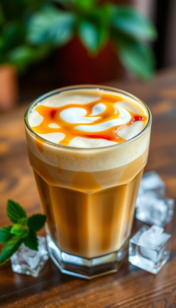 caramel iced coffee