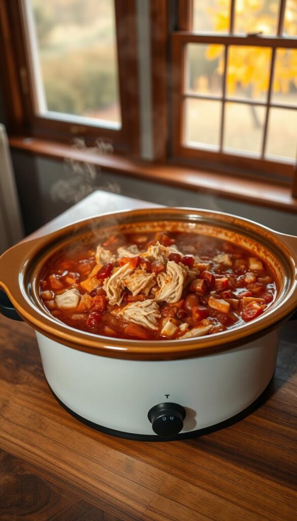 slow cooker chicken chili