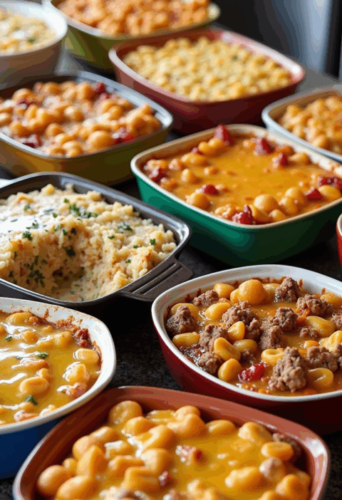 10 casseroles