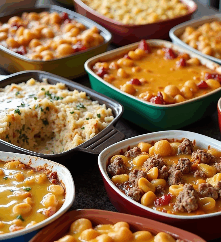 10 casseroles