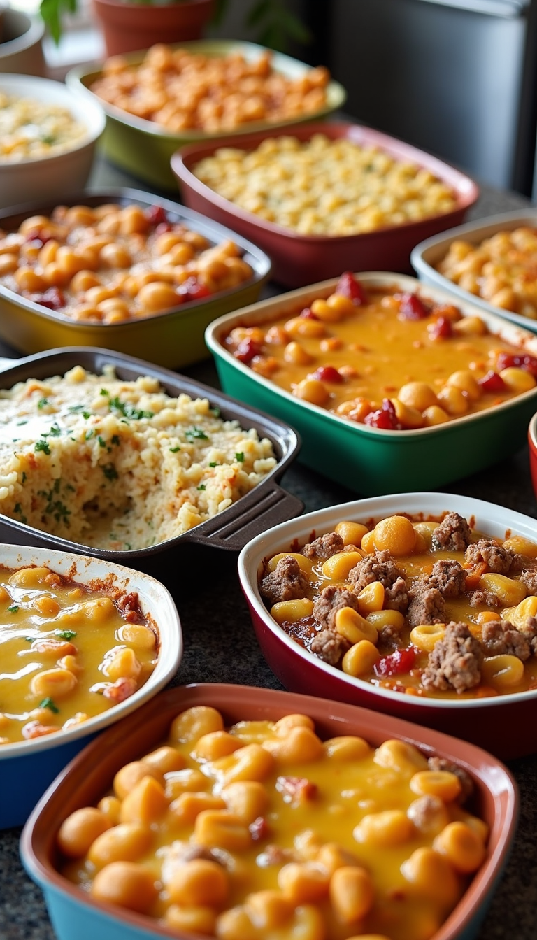 10 casseroles