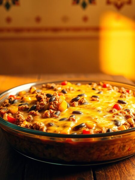 Southwest hamburger casserole