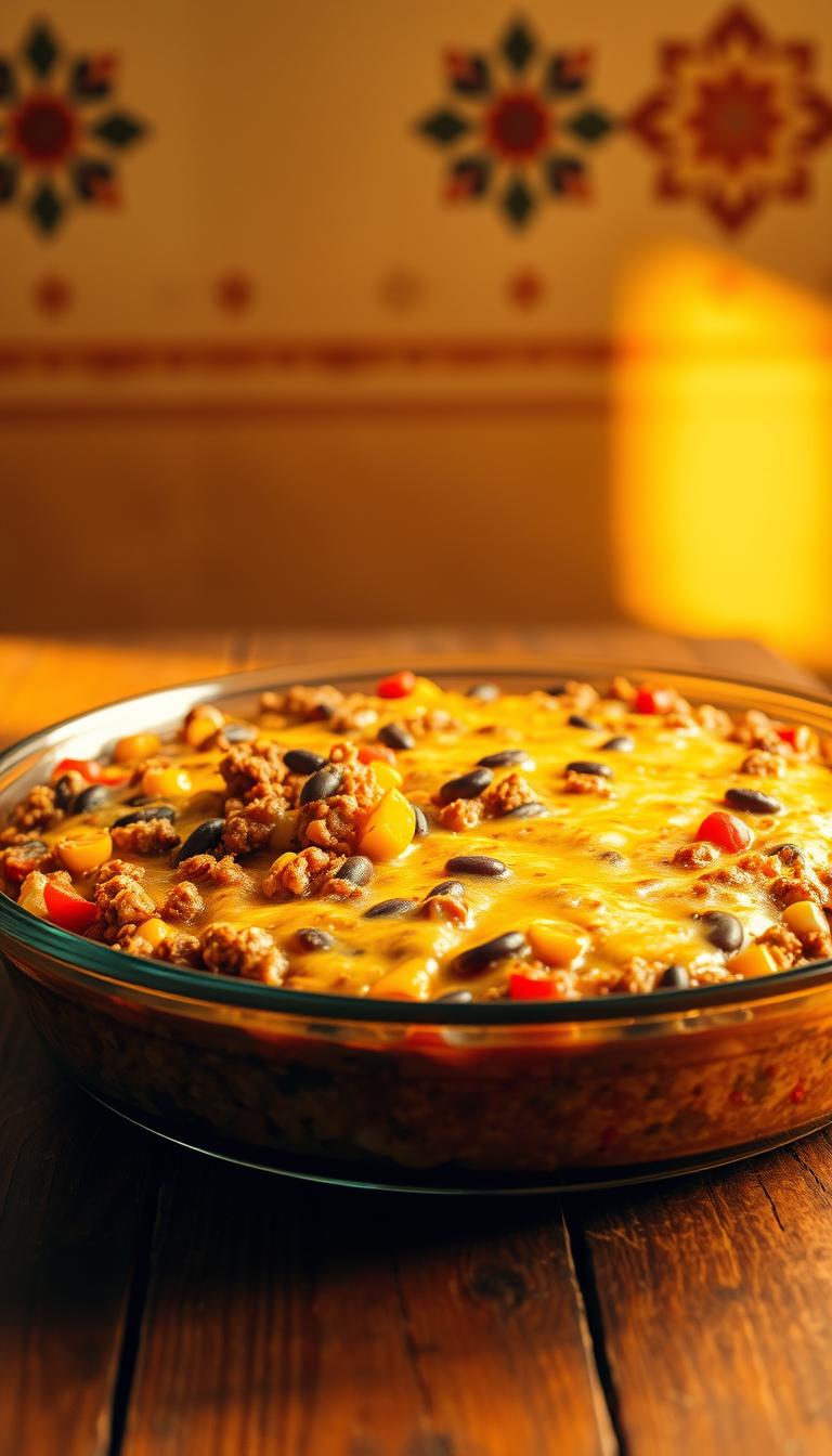 Southwest hamburger casserole