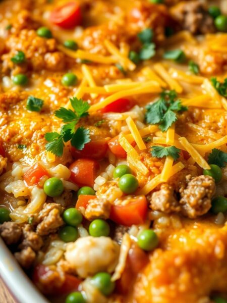 hamburger and rice casserole