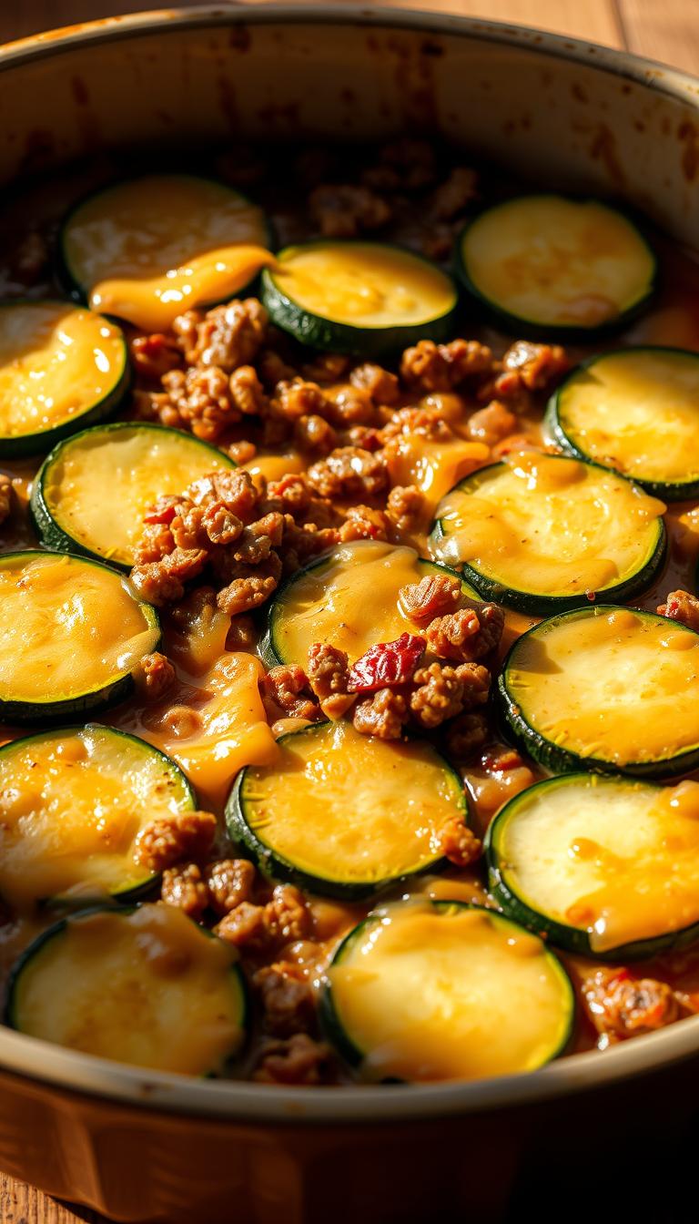 hamburger zucchini casserole
