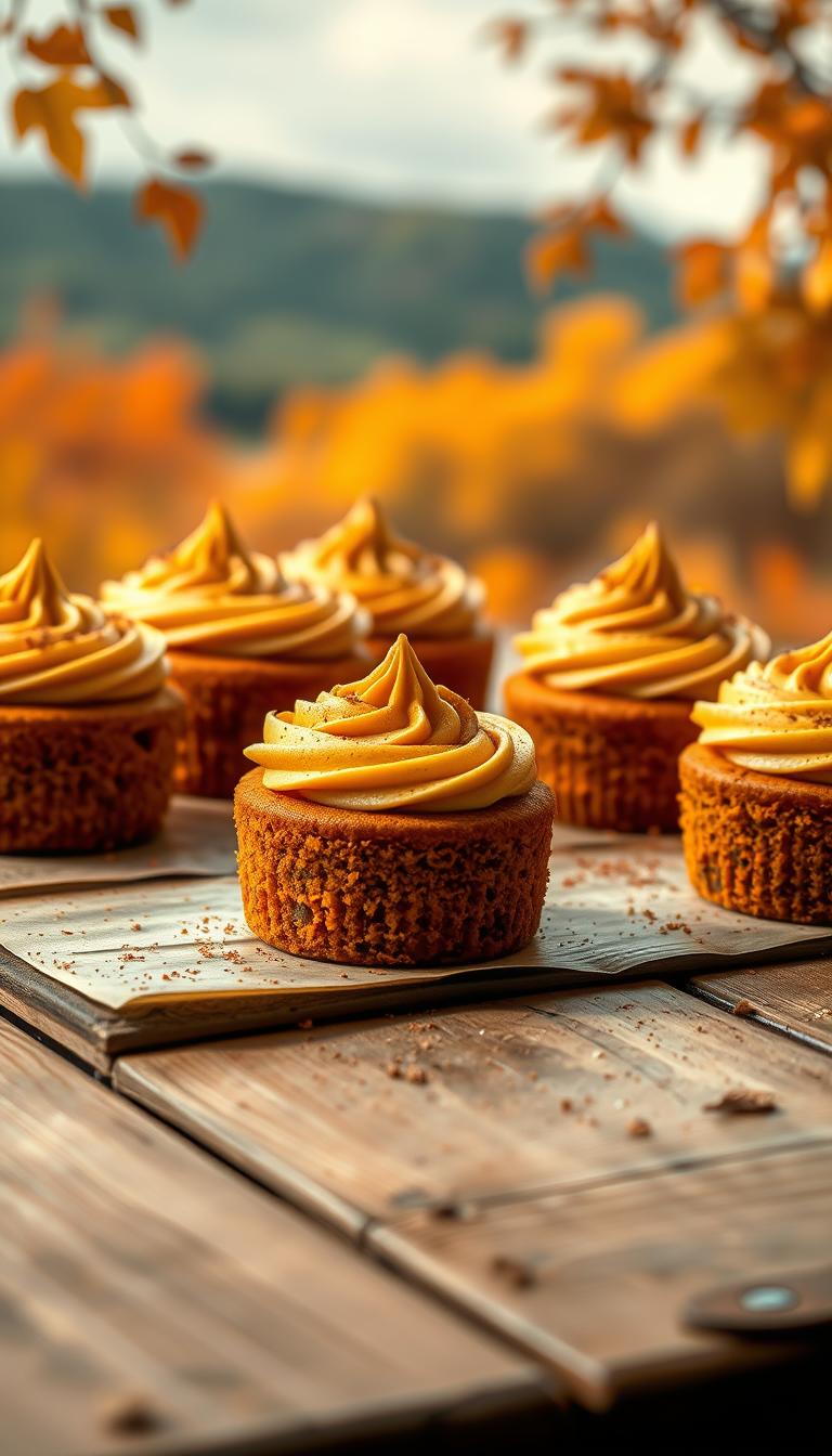 6 pumpkin latte cakes