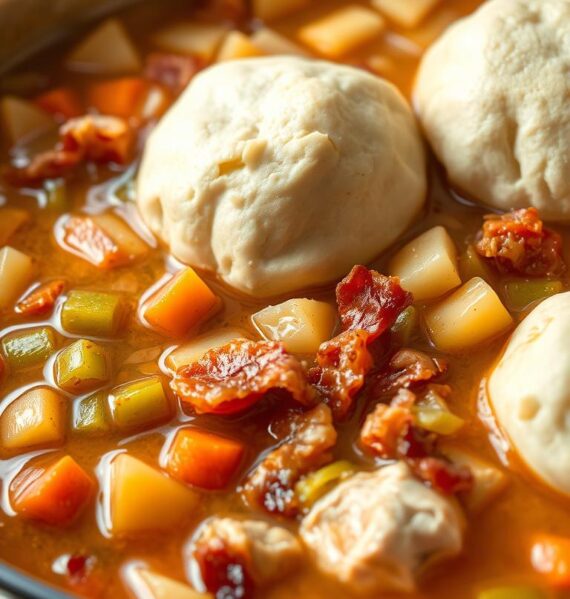 slow cooker chicken and bacon stew